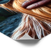 Sasquatch und Sterne Poster (Ecke)