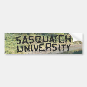Sasquatch Universität - mehrfache Produkte Autoaufkleber