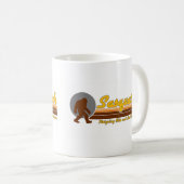 Sasquatch Verstecken-Meister-Tasse Kaffeetasse (VorderseiteRechts)