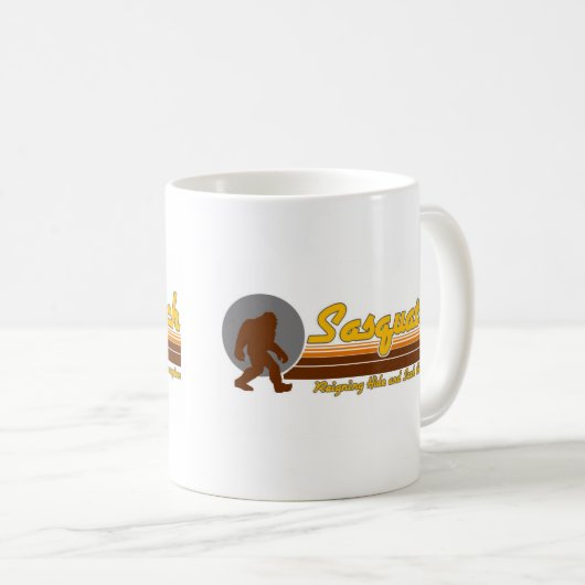Sasquatch Verstecken-Meister-Tasse Kaffeetasse (VorderseiteRechts)