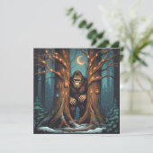Sasquatch versteckt sich karte (Stehend Vorderseite)