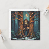 Sasquatch versteckt sich karte (Vorderseite/Rückseite Beispiel)
