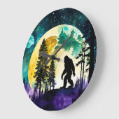 Sasquatch Vollmond auf dem Berg Große Wanduhr (Winkel)