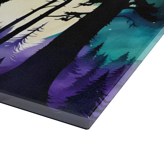 Sasquatch Vollmond auf dem Berg Schneidebrett (Ecke)