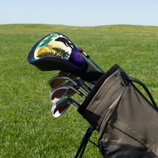 Sasquatch Vollmond Golf Headcover (In SItu)
