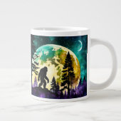 Sasquatch Vollmond Jumbo-Tasse (Rechts)