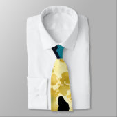 Sasquatch Vollmond Krawatte (Gebunden)