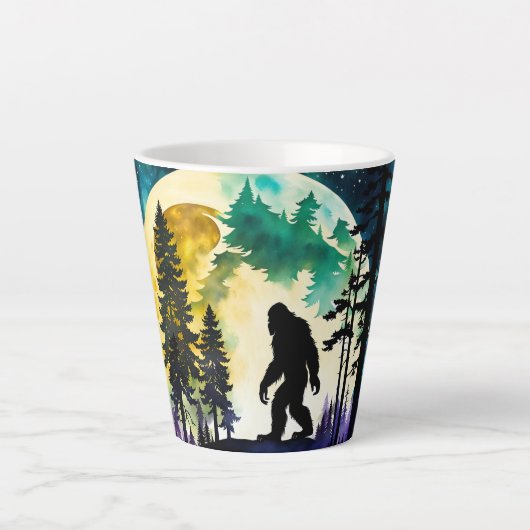 Sasquatch Vollmond Milchtasse (Vorderseite)