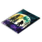 Sasquatch Vollmond Notizblock (Linke Seite)