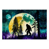 Sasquatch Vollmond Poster (Vorderseite)