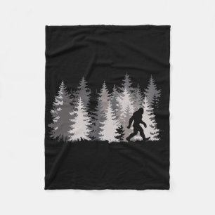 Sasquatch Wald Legende Natur Fleecedecke