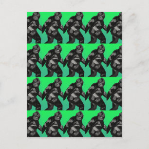 Sasquatch Walking Postkarte