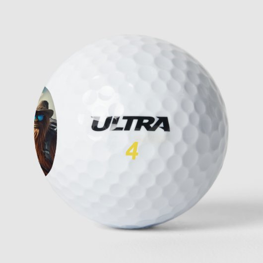 Sasquatch Wandern Golfball (Logo)