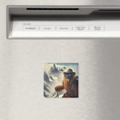 Sasquatch Wandern Magnet (In Situ (Geschirrspüler))