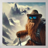 Sasquatch Wandern Poster (Vorne)