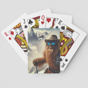 Sasquatch Wandern Spielkarten