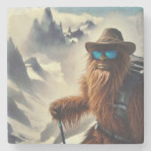 Sasquatch Wandern Steinuntersetzer (Vorderseite)