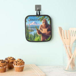 Sasquatch Washington Souvenir Reisegeschenk Topflappen
