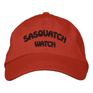 Sasquatch Watch Orange bestickte Cap Bestickte Kappe