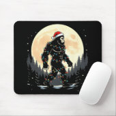 Sasquatch Weihnachtsmann Weihnachtsbaum Lichter Lu Mousepad (Mit Mouse)