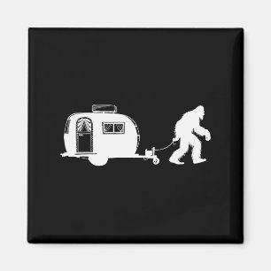 Sasquatch Wohnmobil Camng Bigfoot Campervan Spaß Magnet