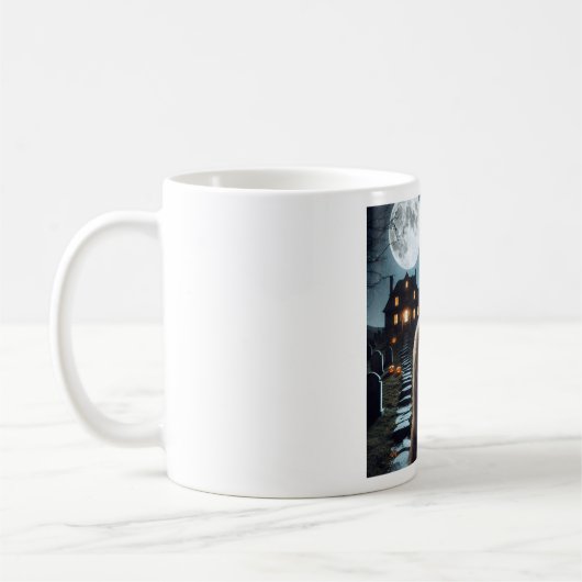 Sasquatch zu Halloween Kaffeetasse (Links)