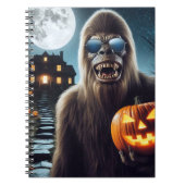 Sasquatch zu Halloween Notizblock (Vorderseite)