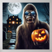 Sasquatch zu Halloween Poster (Vorne)