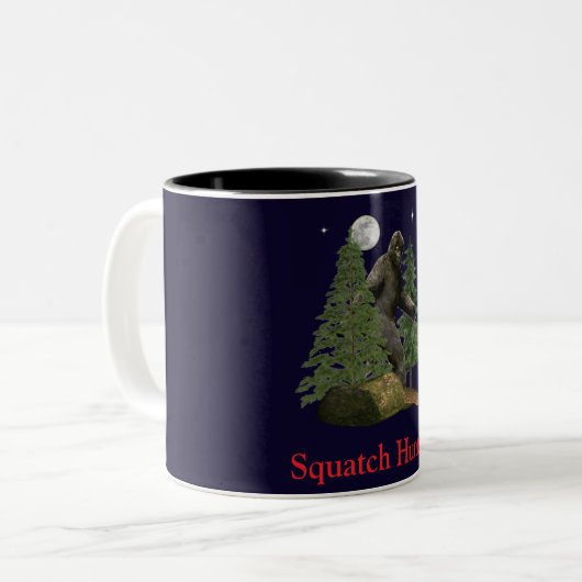 Sasquatch Zweifarbige Tasse (Vorderseite Links)
