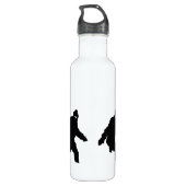 Sasquatches Edelstahlflasche (Rückseite)