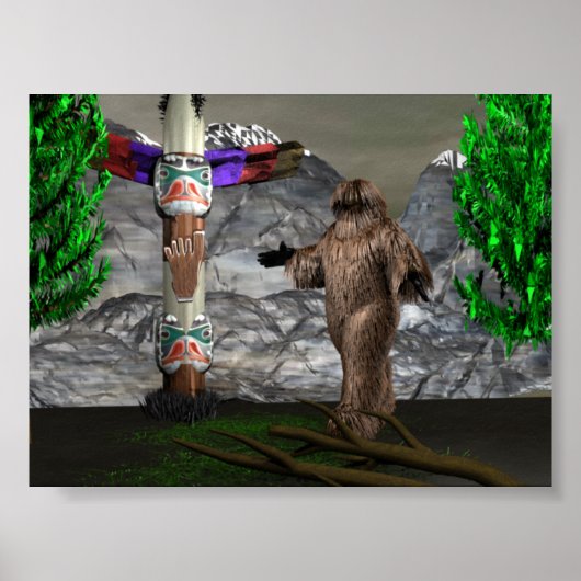 Sasquatchposter Poster (Vorne)