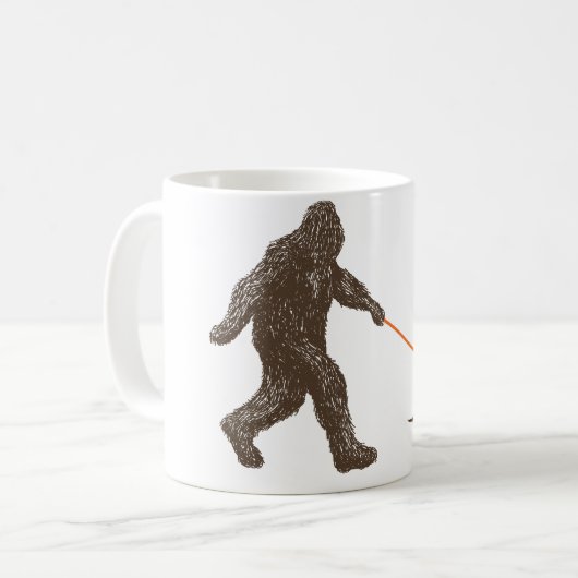 Sasquatchs bester Freund Kaffeetasse (Vorderseite Links)