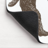 Sasquatchs bester Freund Mousepad (Ecke)