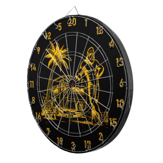 Sasquatch's Secret Hobby enthüllt Dartscheibe (Vorderseite rechts)