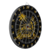 Sasquatch's Secret Hobby enthüllt Dartscheibe (Vorderseite Links)