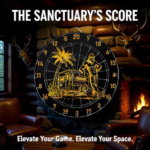 Sasquatch's Secret Hobby enthüllt Dartscheibe