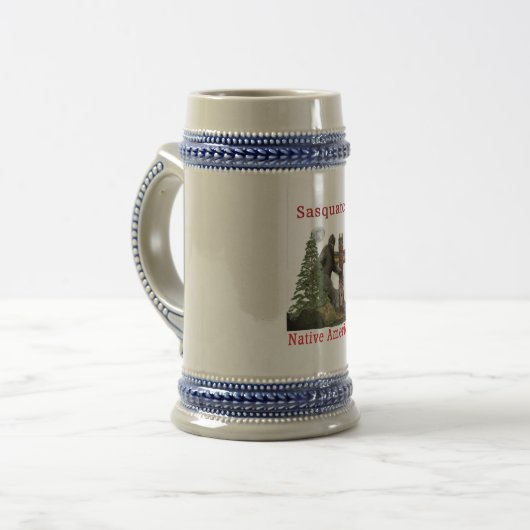 Sasquatware Bierglas (Vorderseite Links)