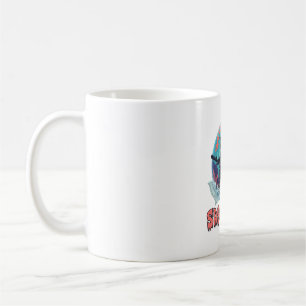 Sasqwitch Bigfoot Hexen Besen Schwarze Katze Mond  Kaffeetasse