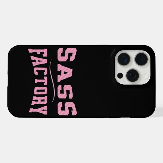 Sass Factory - Funny iPhone Hülle (Rückseite (Horizontal))