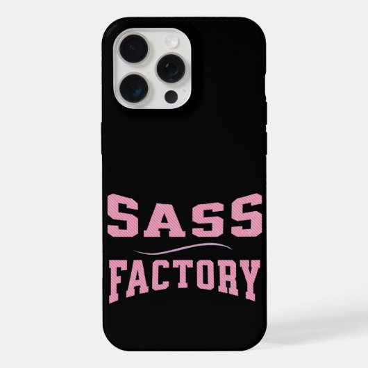 Sass Factory - Funny iPhone Hülle (Rückseite)