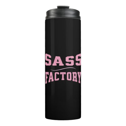 Sass Factory - Funny Thermosbecher (Vorderseite)