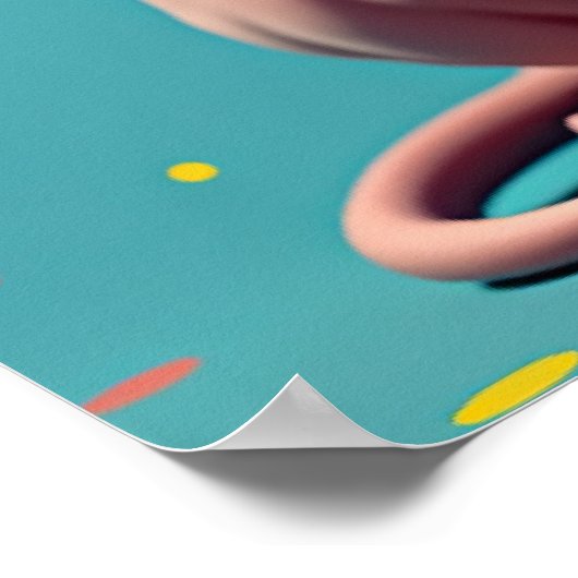 Sass-phinx: Die ultimative Pop-Art-Mode-Katze Poster (Ecke)