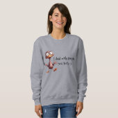 Sass Sweatshirt - Bold, Fun und Full of Attitude (Vorne ganz)