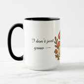 Sass und Dankbarkeit Pilz-Kaffeetasse Tasse (Links)