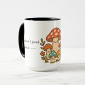 Sass und Dankbarkeit Pilz-Kaffeetasse Tasse (Vorderseite Links)