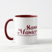 Sass-Vorlagenkastanienbraun Tasse (Links)