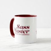 Sass-Vorlagenkastanienbraun Tasse (Vorderseite Links)