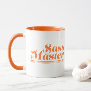 Sass-Vorlagenorange Tasse