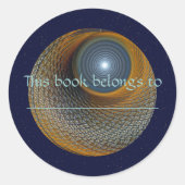 Sassafras Beaver Moon Runder Aufkleber (Vorderseite)