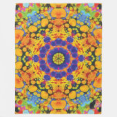 Sassafras Kaleidoscope Fleece Blanket (Vorderseite)